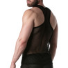 LEADER Débardeur en mesh TANK TOP Noir
